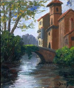 Louis Dewis The Bridge at St. Jean Pied de Port china oil painting image